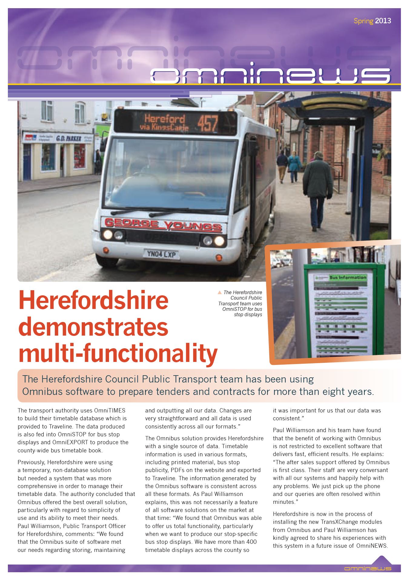 OmniNEWS - Spring 2013