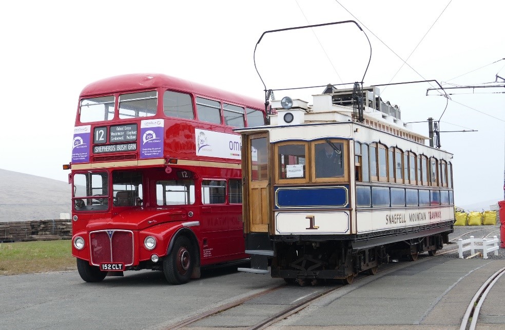 Routemaster and Snaefell Mountain Tramway